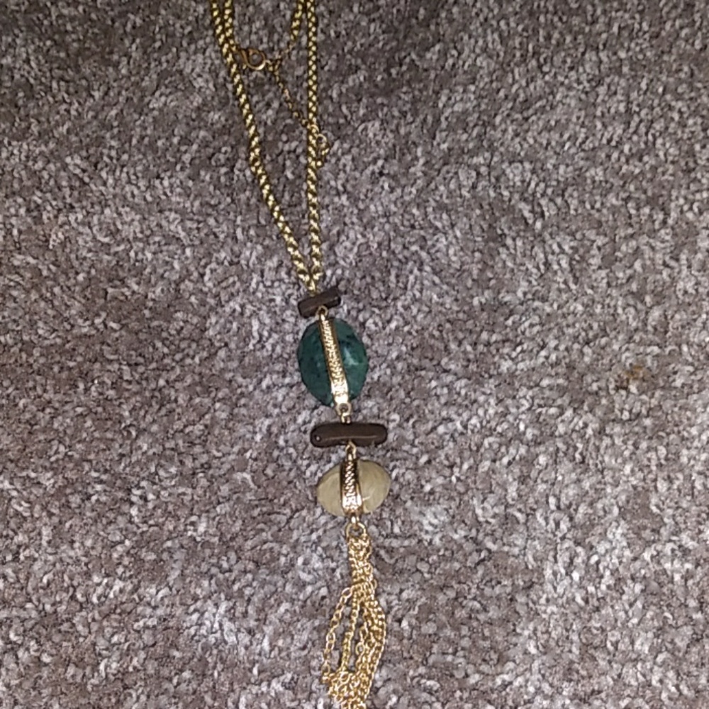 24 inch stone necklace
